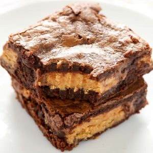 Fudgy Peanut Butter Cup Brownies-image