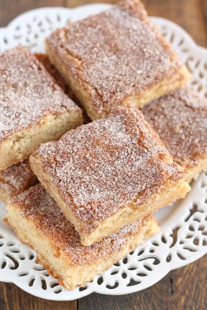 Snickerdoodle Blondies Live Well Bake Often