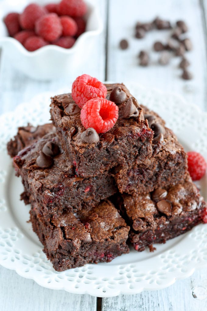 Raspberry Brownies Live Well Bake Often