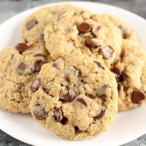 Small Batch Oatmeal Chocolate Chip Cookies