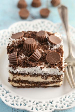 Peanut Butter Chocolate Icebox Cake-image