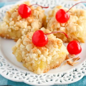Coconut Pineapple Bars