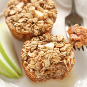 Apple Cinnamon Baked Oatmeal Cups-image
