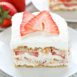 No-Bake Strawberry Icebox Cake