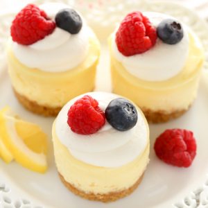 Mini Lemon Cheesecakes-image