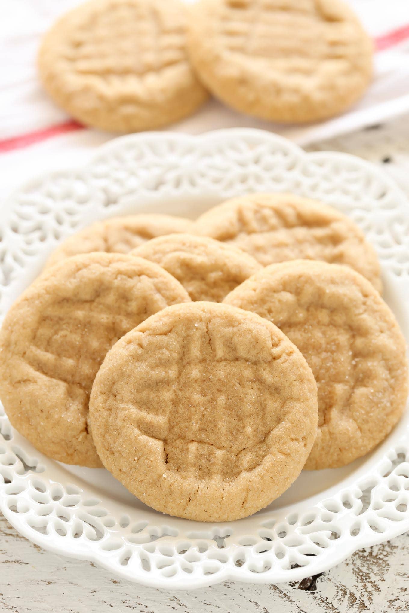 Soft Peanut Butter Cookies Live Well Bake Often
