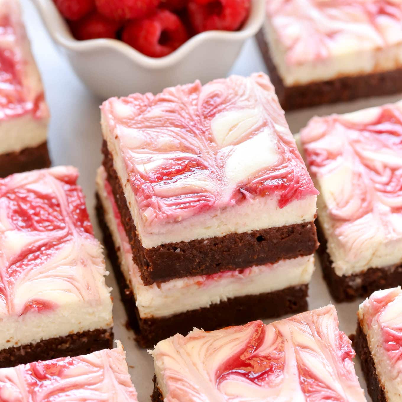 Raspberry Cheesecake Brownies Live Well Bake Often