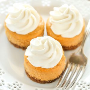 Mini Pumpkin Cheesecakes-image