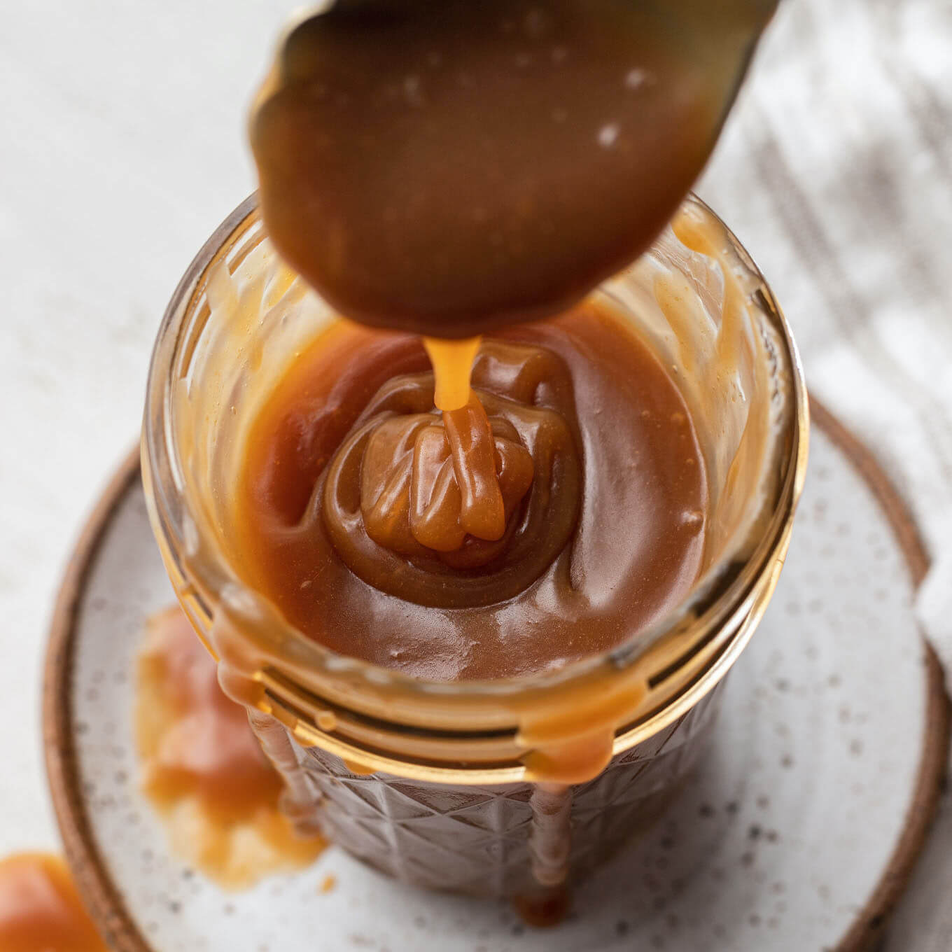 Homemade Salted Caramel Sauce - Live Well Bake Often