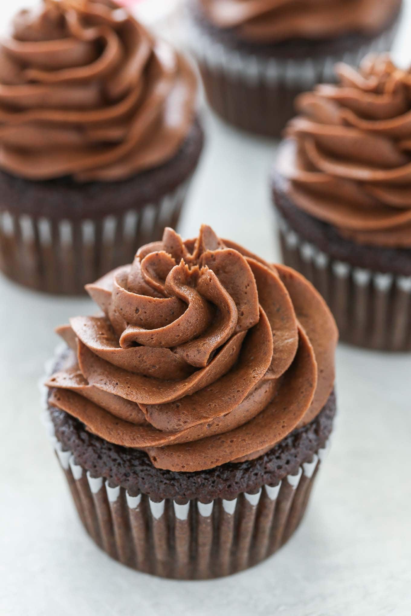 Chocolate Buttercream Frosting by Live Well Bake Often