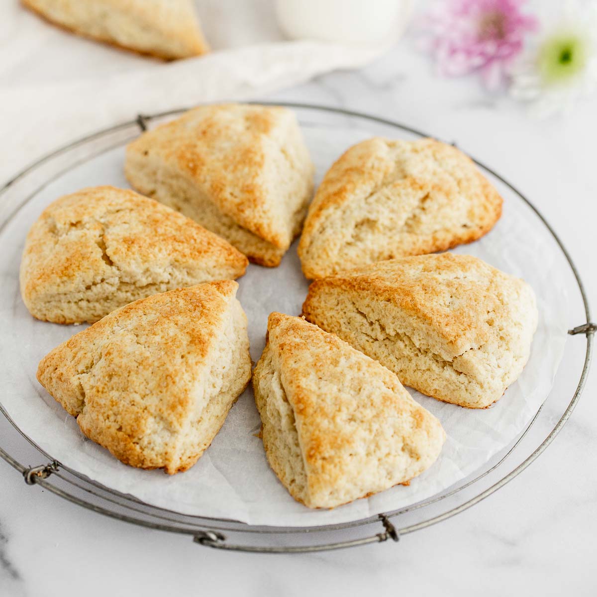 Scones going up and down