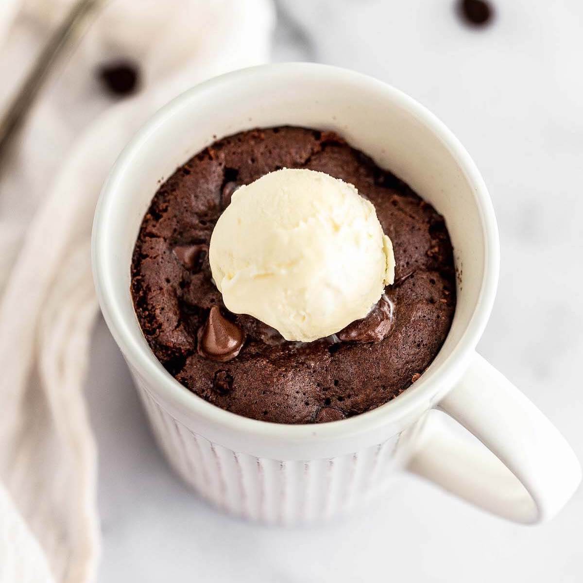 Two Minute Chocolate Mug Cake - Completely Delicious