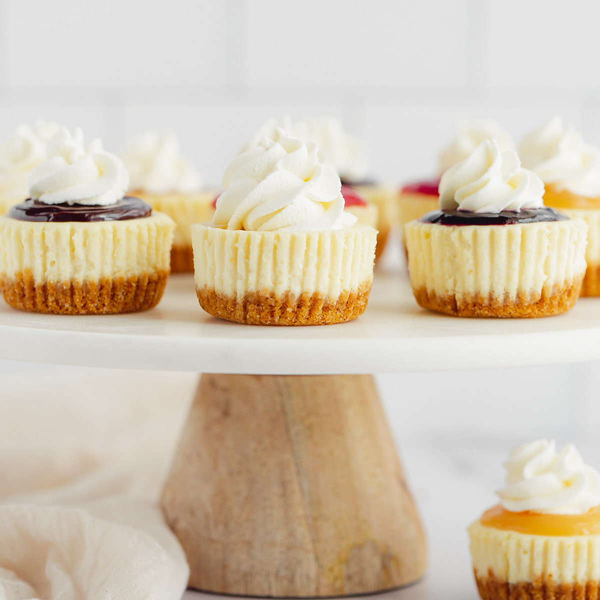 Mini Cheesecakes - Live Well Bake Often