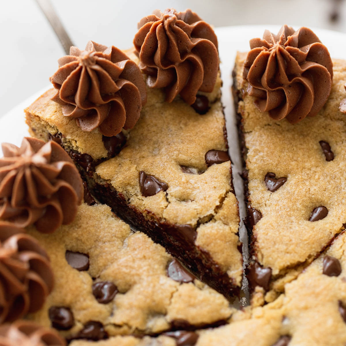 Chocolate Chip Cookie Cake: the ultimate easy birthday cake recipe