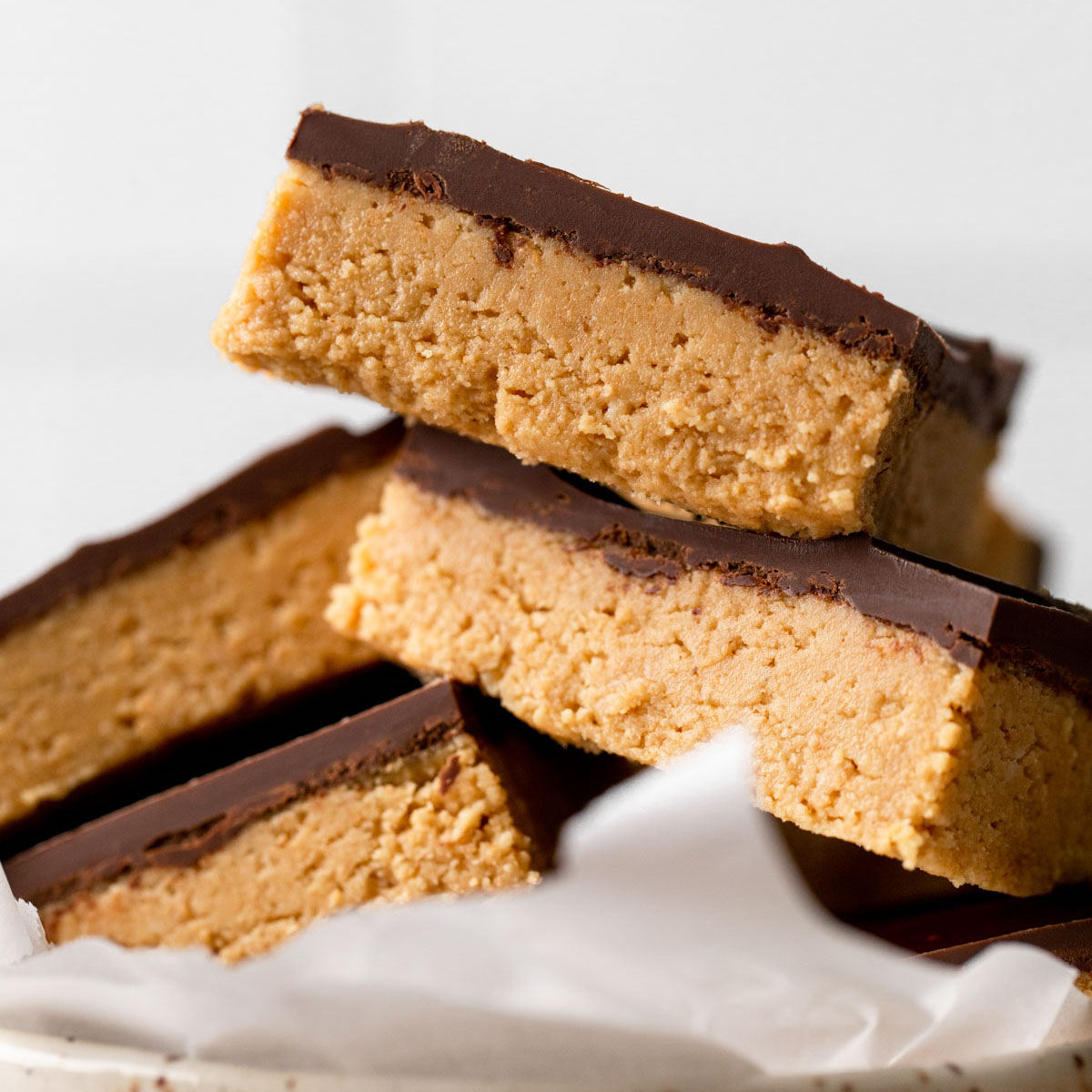 No-Bake Peanut Butter Chocolate Bars - Live Well Bake Often