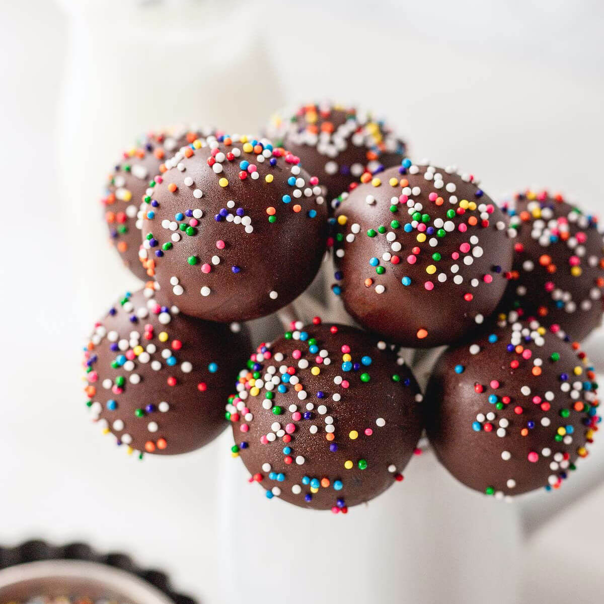 Chocolate Cake Pops Live Well Bake Often