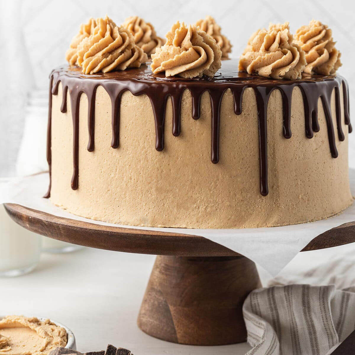 Easy Peanut Butter Cake With a Cake Mix  Like Mother Like Daughter