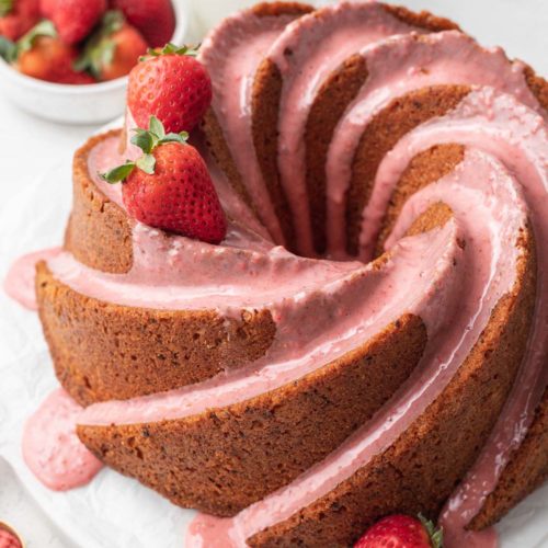Strawberry Pound Cake 10
