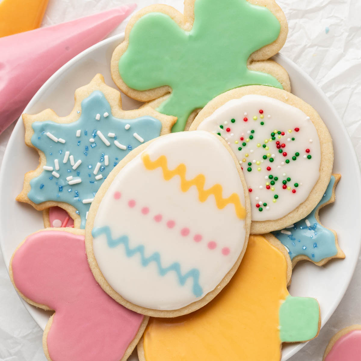 Diacrítico amistad excursionismo Easy Sugar Cookie Icing - Live Well Bake Often