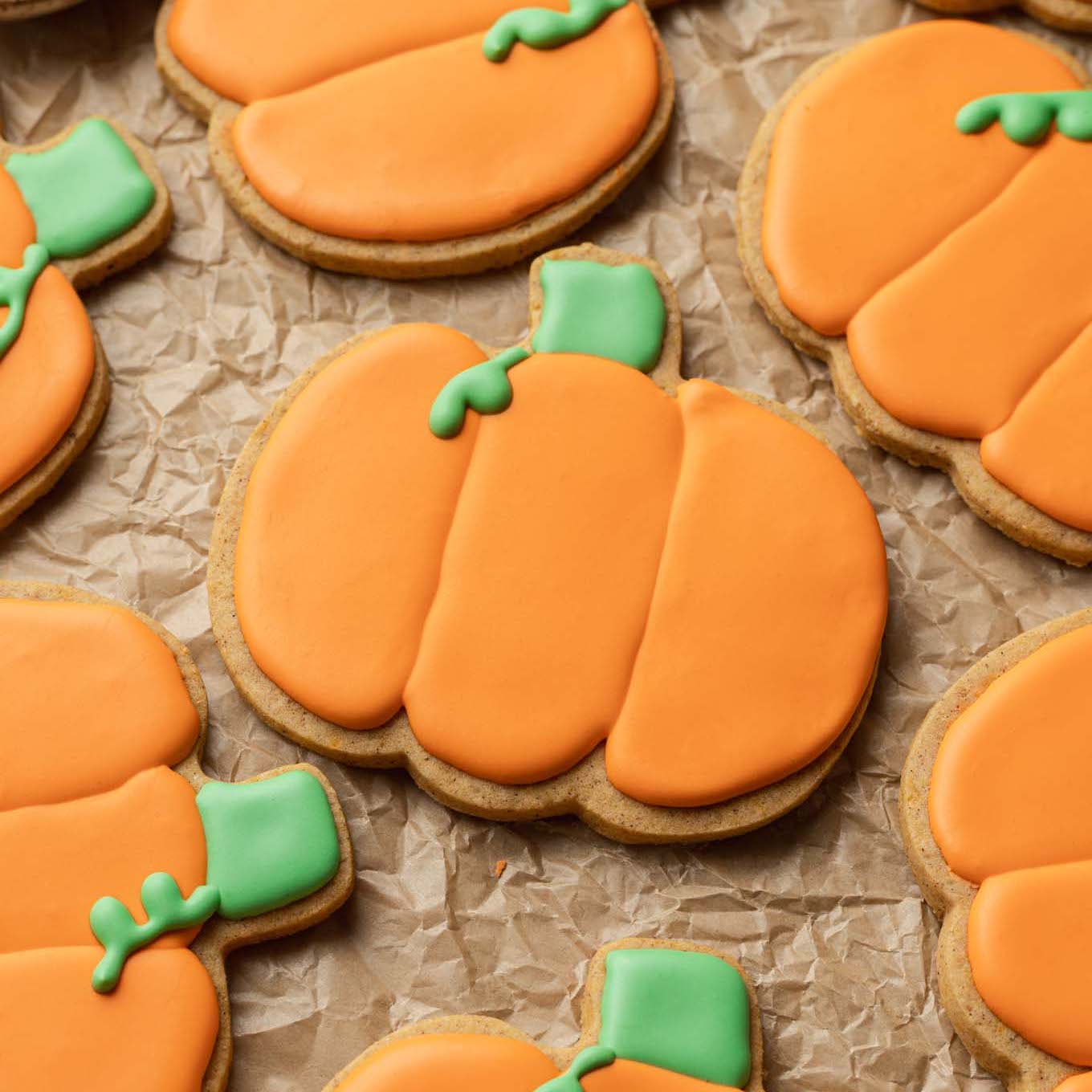 Pumpkin Sugar Cookies
