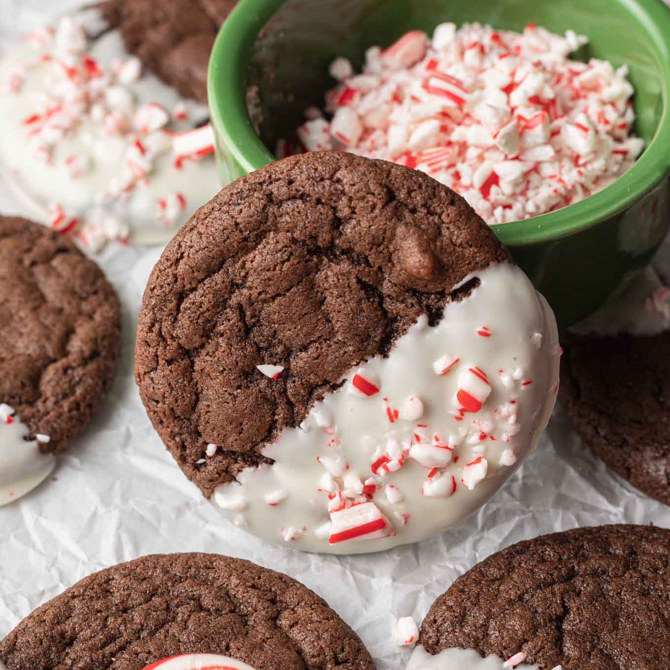 Chocolate Peppermint Cookies