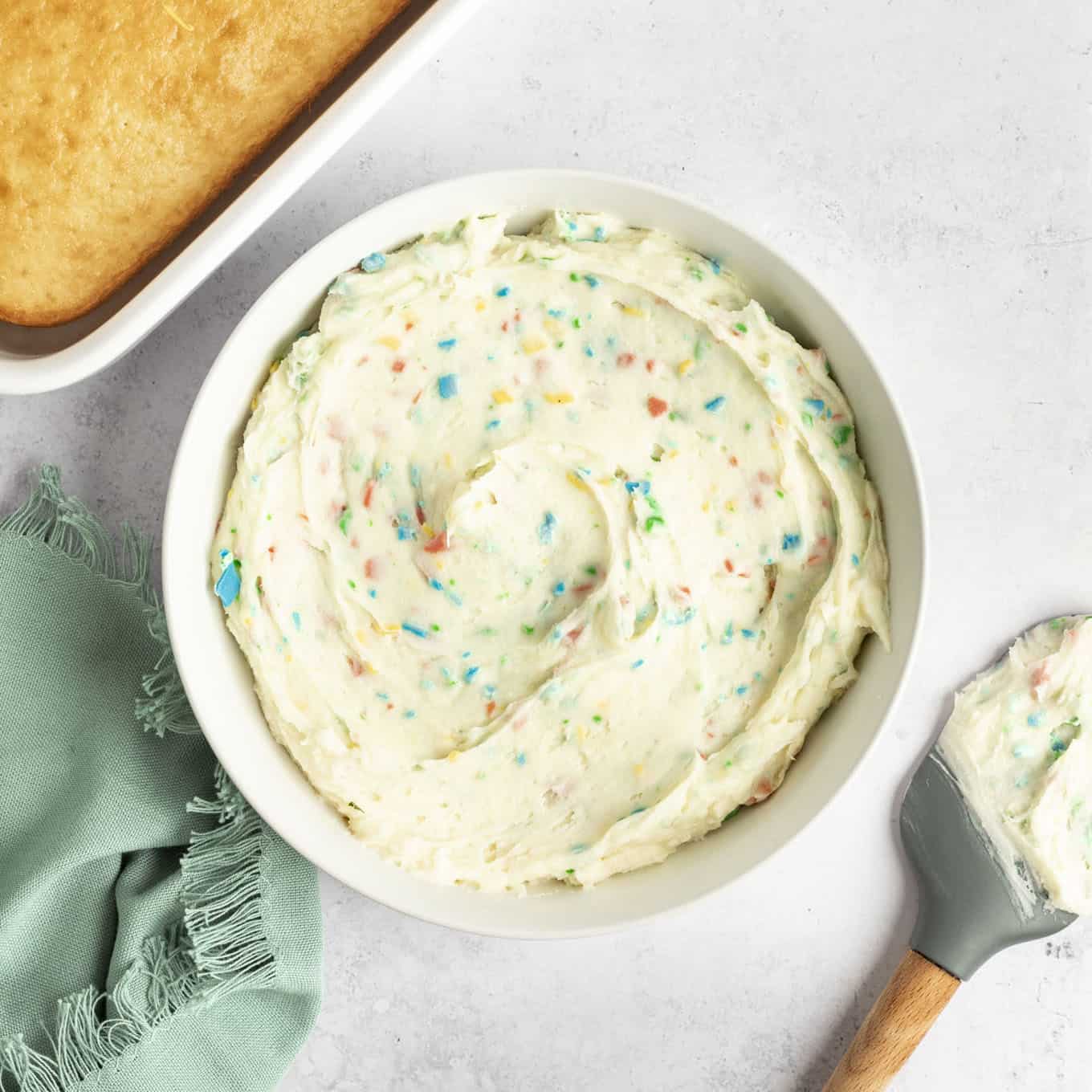 Rainbow Chip Frosting