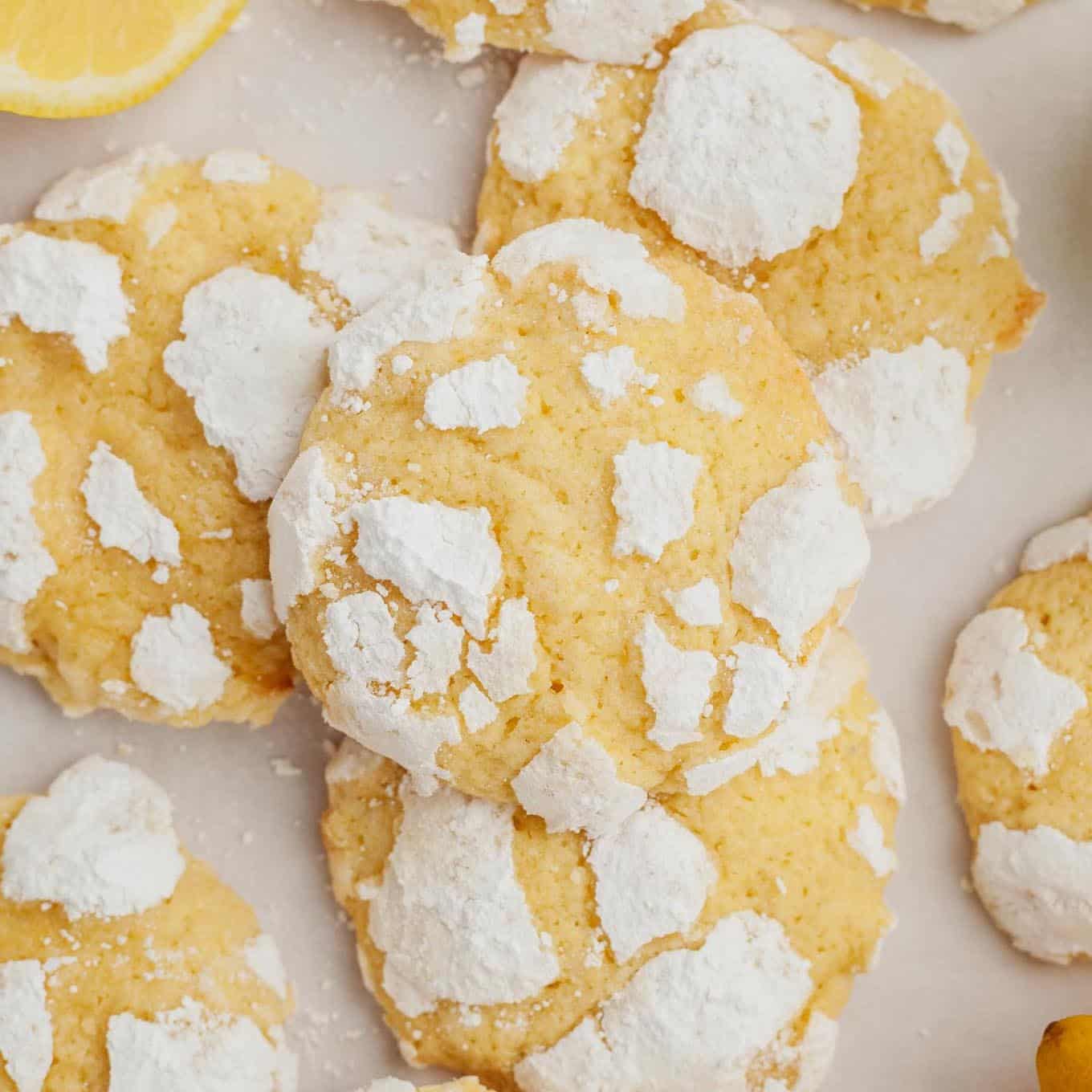 Lemon Crinkle Cookies