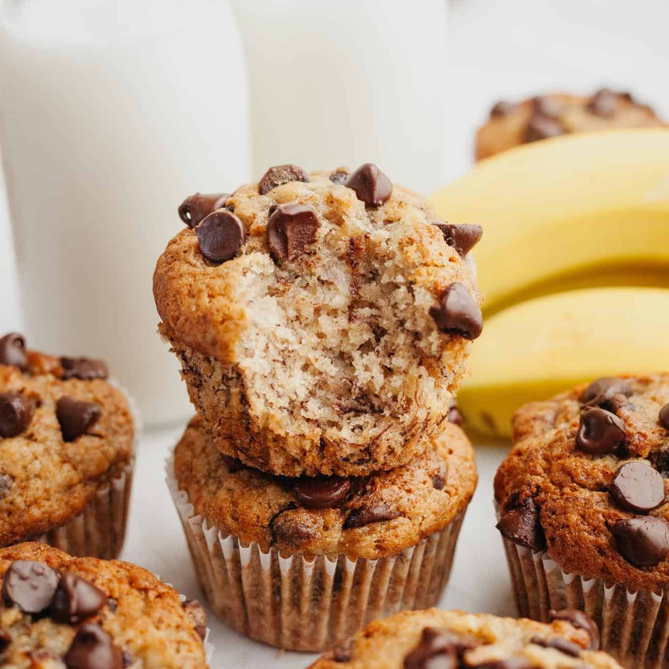 Banana Chocolate Chip Muffins
