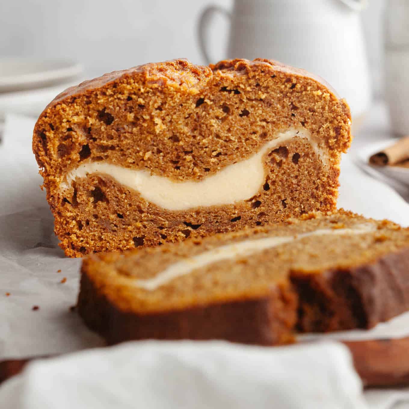 Pumpkin Cream Cheese Bread