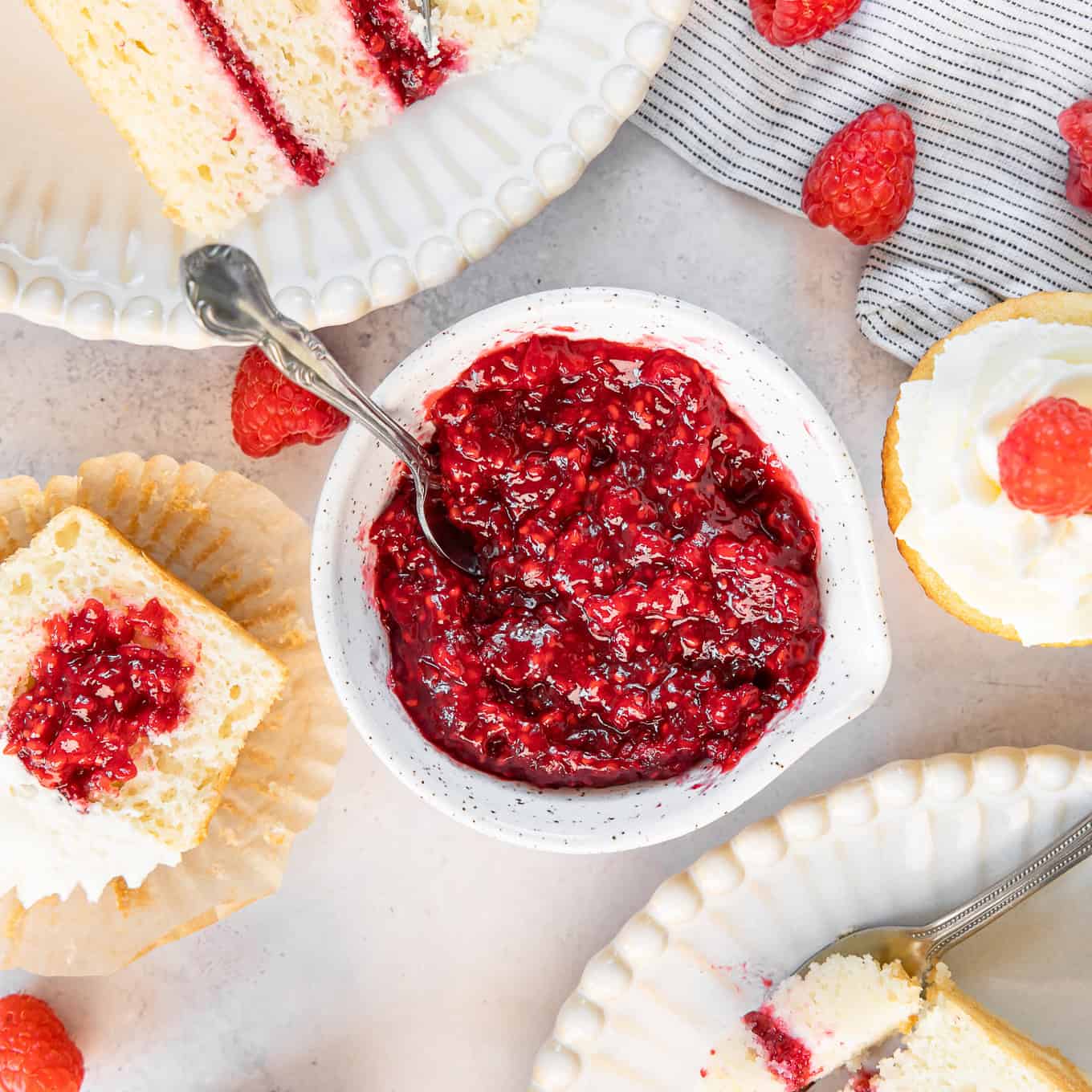 Raspberry Cake Filling